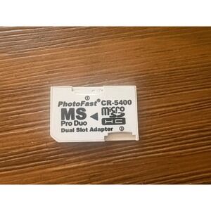 For Sony PSP MicroSDHC to Memory Stick MS Pro Duo Card Adapter, Double TF slot